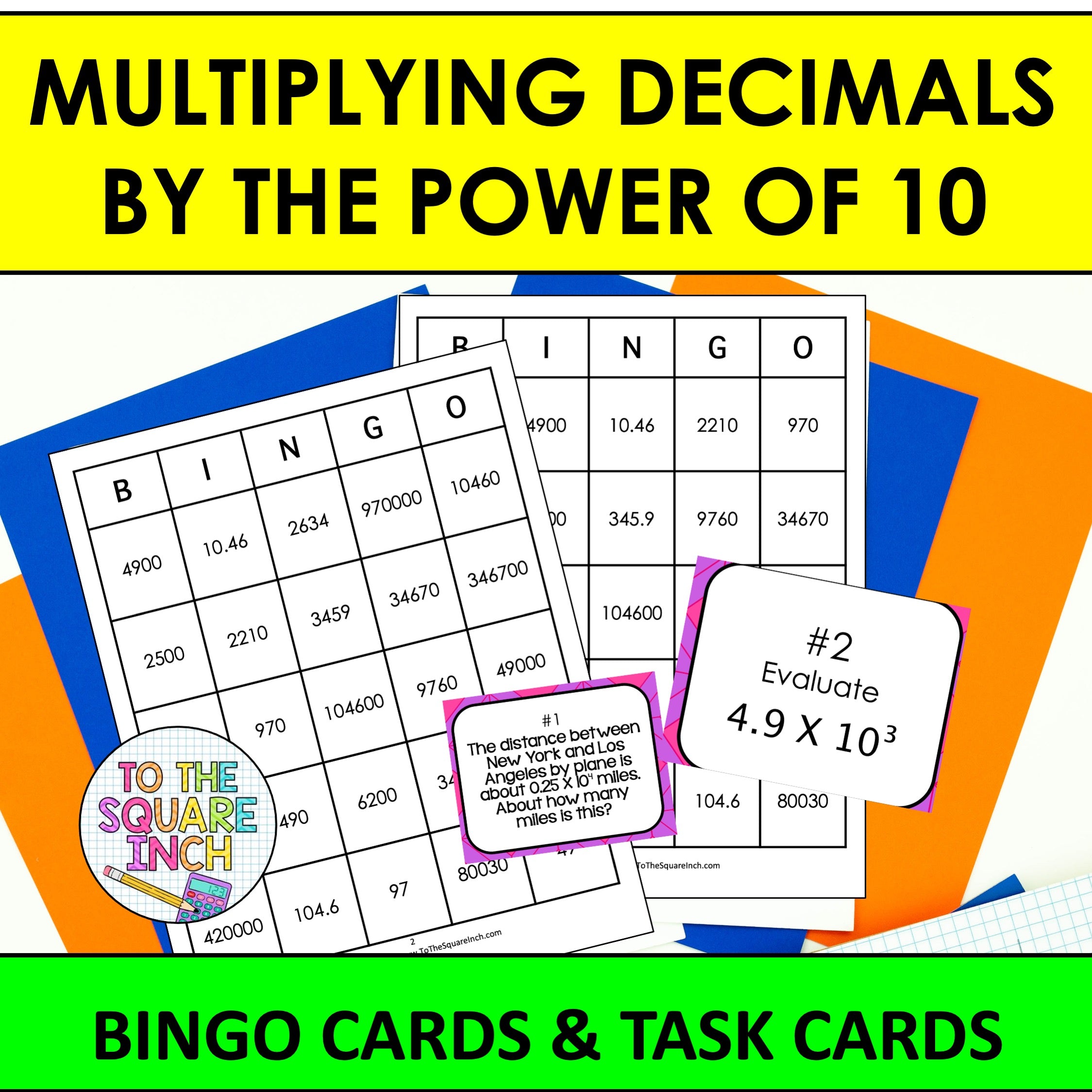 multiplying by powers of 10 game