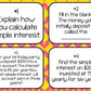 Simple Interest Task Cards