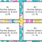 Distance in the Coordinate Plane Task Cards