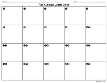 LCM Least Common Multiple Task Cards