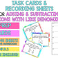Adding & Subtracting Fractions with Like Denominators Task Cards